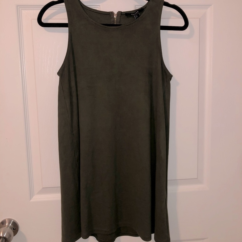 Olive Green Slip Dress